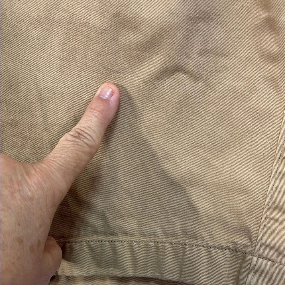 🚢 J. Crew Tan Flat Front Shorts with Classic Design